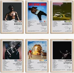 Poster Da Greatest de Travis Scott para decoración de habitación